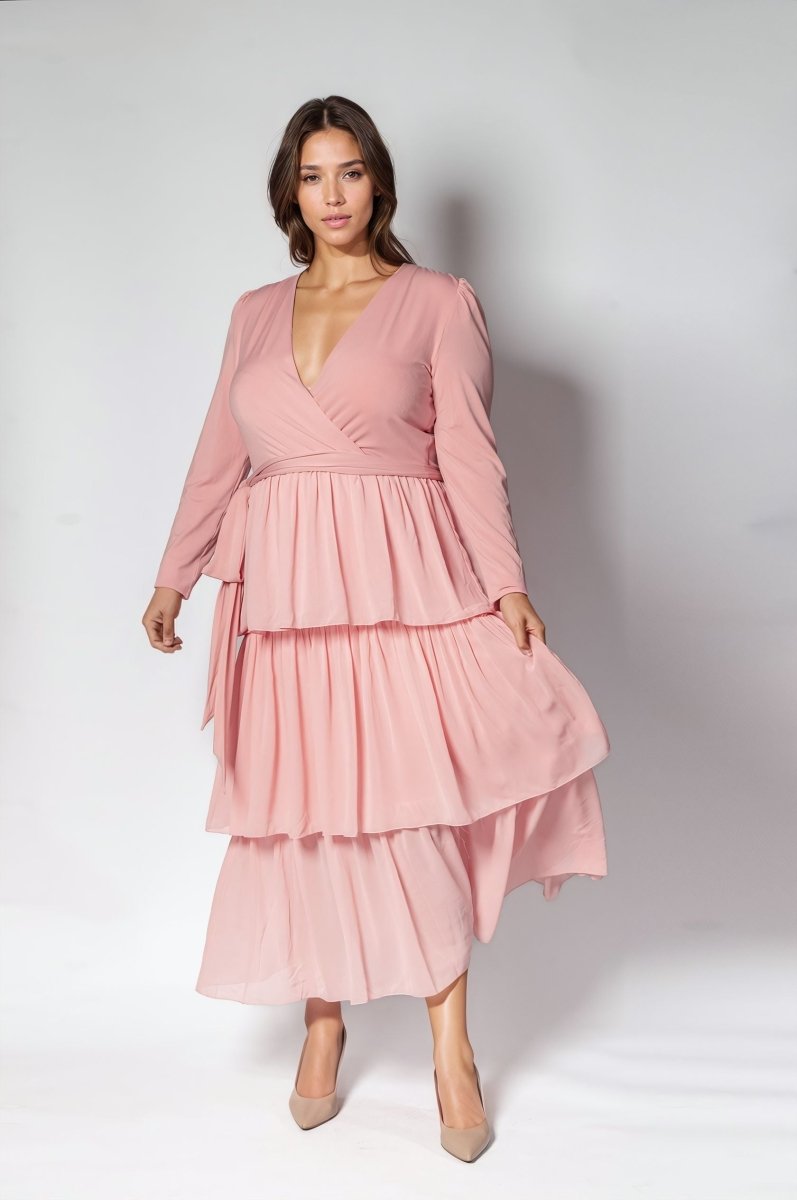 Olivia Dress Pink - Embody Women